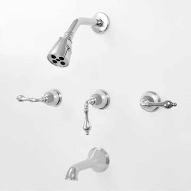 Sigma 3 Valve Tub & Shower Set TRIM (Includes HAF and Wall Tub Spout) HOUSTON BRUSHED BRONZE PVD .23