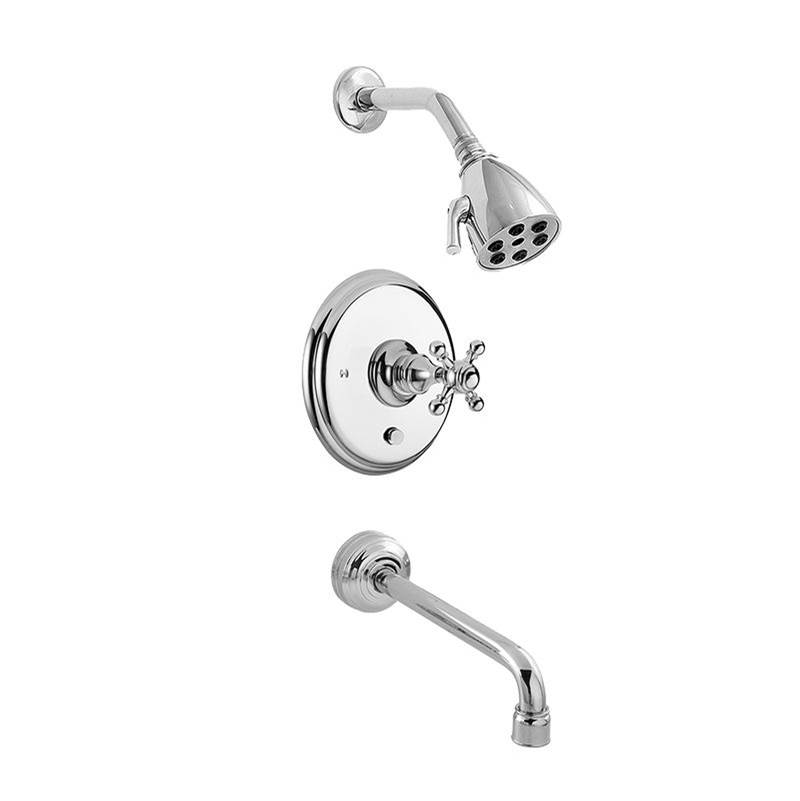 Sigma Pressure Balanced Deluxe Tub & Shower Set Trim (Includes Haf And Wall Tub Spout) Tremont X Polished Copper .15