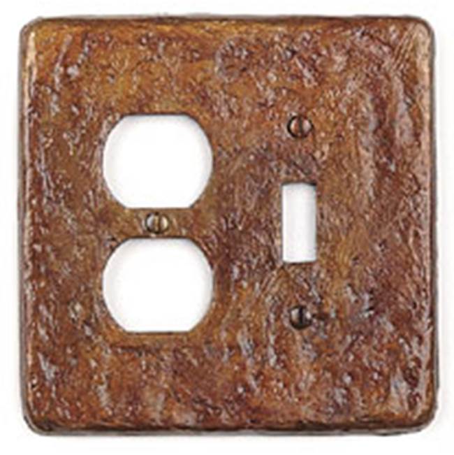 Soko by Jaye Design Wall Plate Cover 5w x 5h - Mink