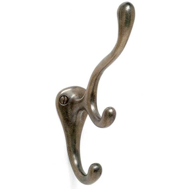 Sun Valley Bronze 4 3/8'' x 7'' Three prong coat hook.