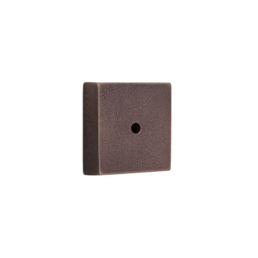 Sun Valley Bronze 1 3/8'' Contemporary square cabinet knob escutcheon.