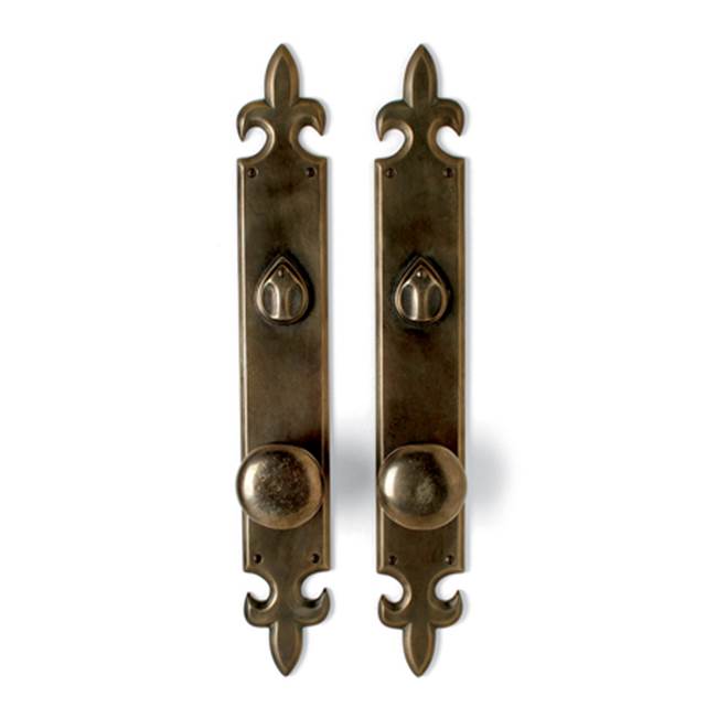 Sun Valley Bronze Single cylinder. Lever/knob x lever/knob deadbolt entry set. EP-1250-5.5KC (ext) EP-1250-5.5TPC (int)*