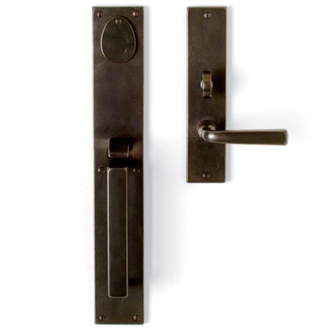 Sun Valley Bronze Double cylinder. Handle x lever/knob. Non-egress. EP-901ML-KC (ext) EP-953ML-KC (int)*
