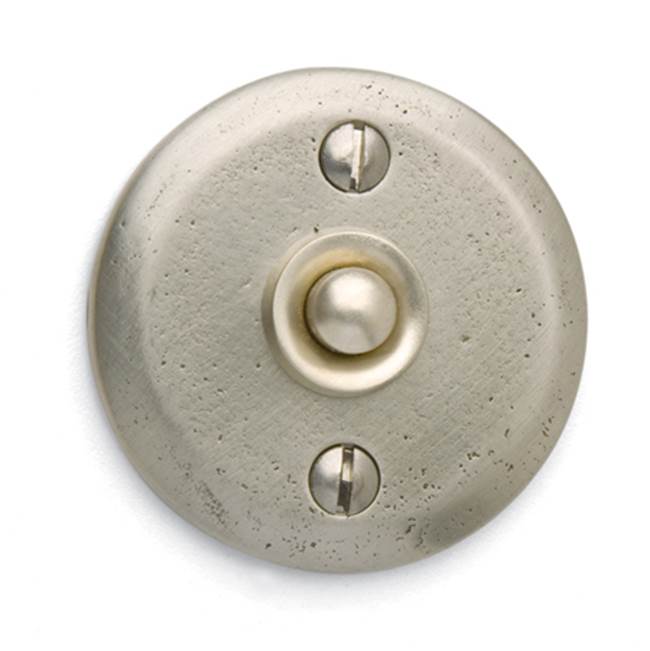 Sun Valley Bronze 2 1/4'' Round door bell plate w/matching button.