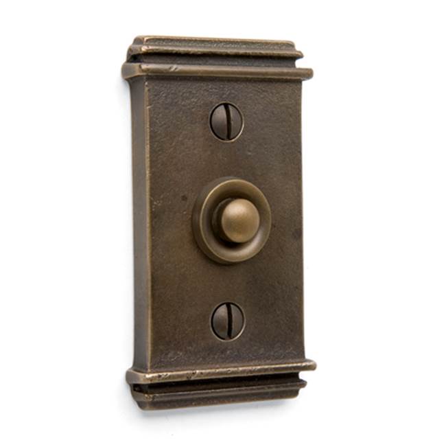 Sun Valley Bronze 1 3/4'' x 3 1/4''  Hampton door bell plate w/matching button.