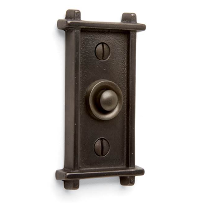 Sun Valley Bronze 1 3/4'' x 3 1/4''  Trellis door bell plate w/matching button.