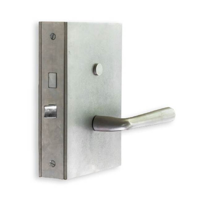 Sun Valley Bronze 2 1/2'' x 14'' Burlap interior mortise lock plate w/emergency release cover.