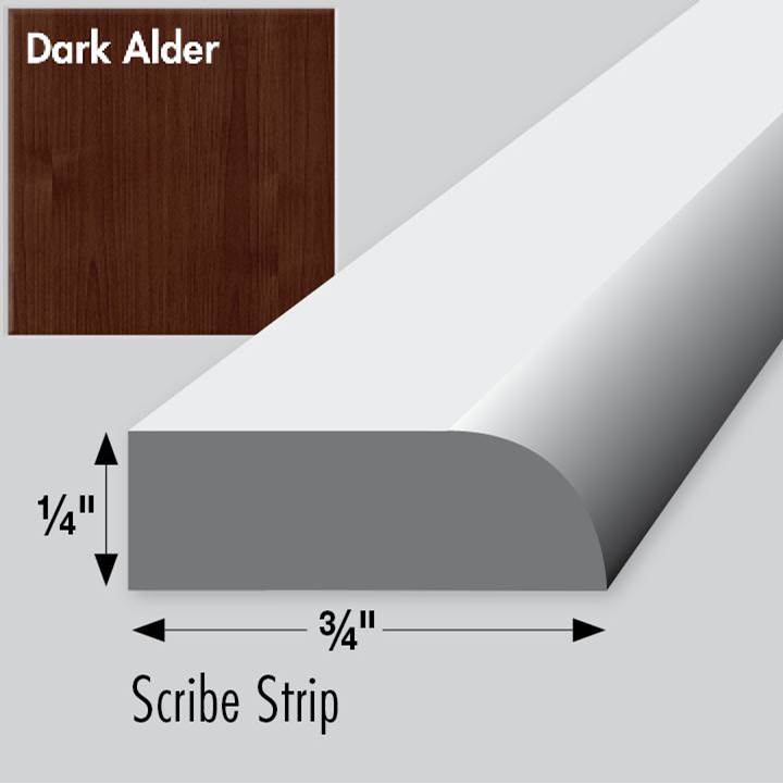 Strasser Woodenworks .25 X .75 X 48 Simplicity Scribe Dark Alder