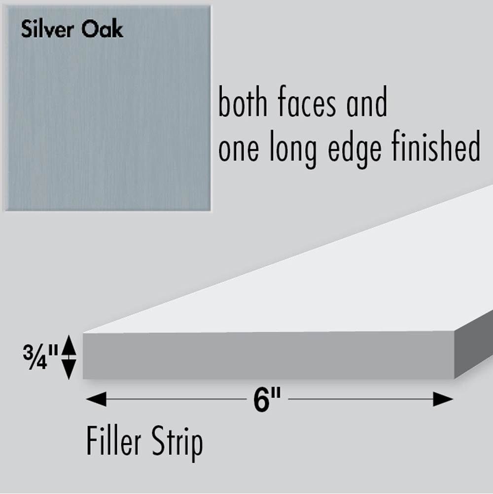 Strasser Woodenworks 6 X .75 X 36 Filler Silver Oak