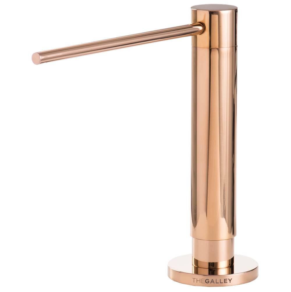 The Galley Ideal Soap Dispenser in PVD Polished Rose Gold Stainless Steel