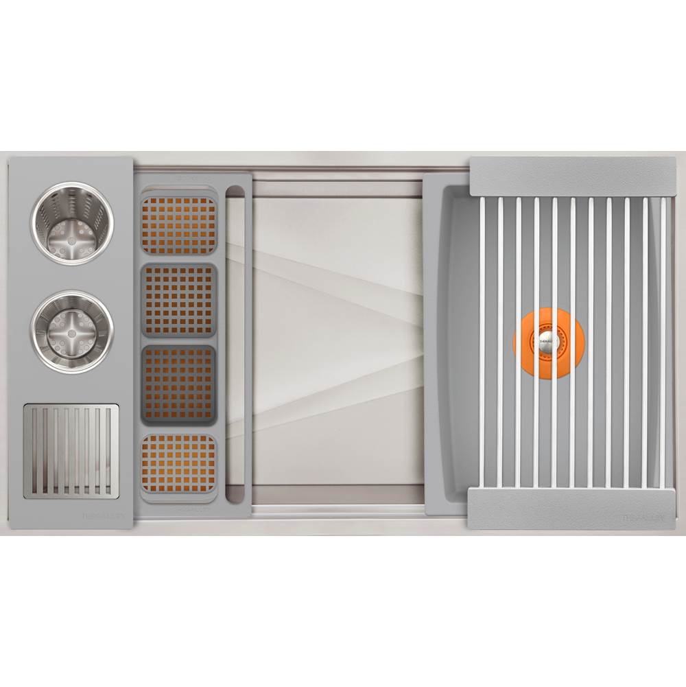 The Galley Ideal WashStation  3S with Four Tool Wash Kit in Exclusive Gray Resin