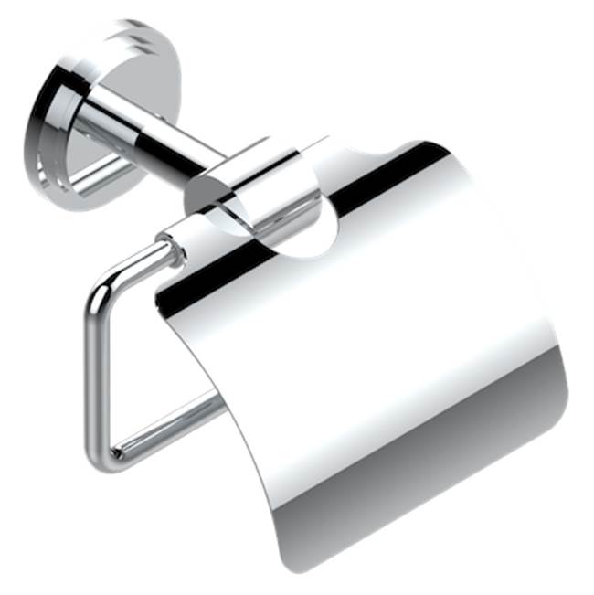 THG Toilet Paper Holder, Single Mount With Cover