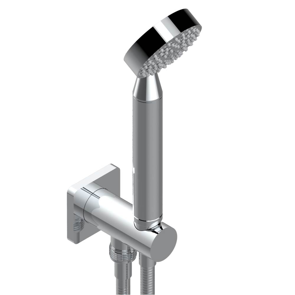 Wall mounted handshower with integrated fixed hook