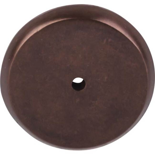 Top Knobs Aspen Round Backplate 1 3/4 Inch Mahogany Bronze
