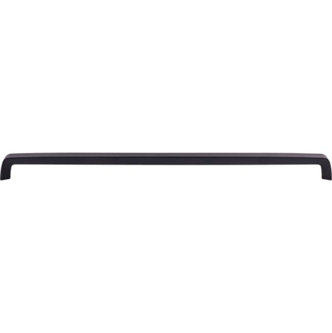 Top Knobs Tapered Bar Pull 17 5/8 Inch (c-c) Flat Black