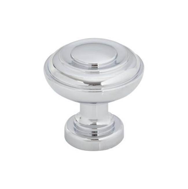 Top Knobs Ulster Knob 1 1/4 Inch Polished Chrome