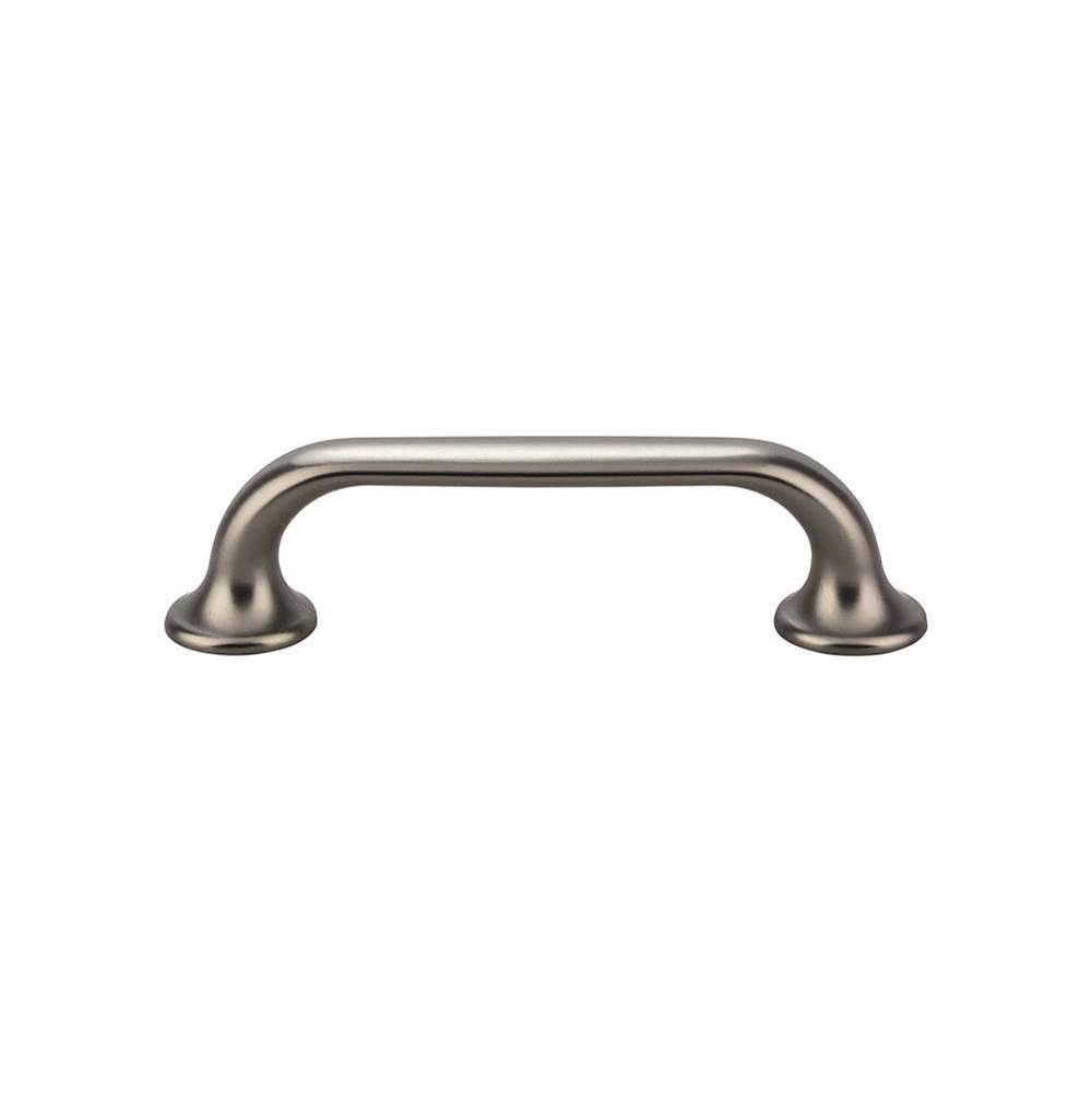 Top Knobs Oculus Oval Pull 3 3/4 Inch (c-c) Ash Gray