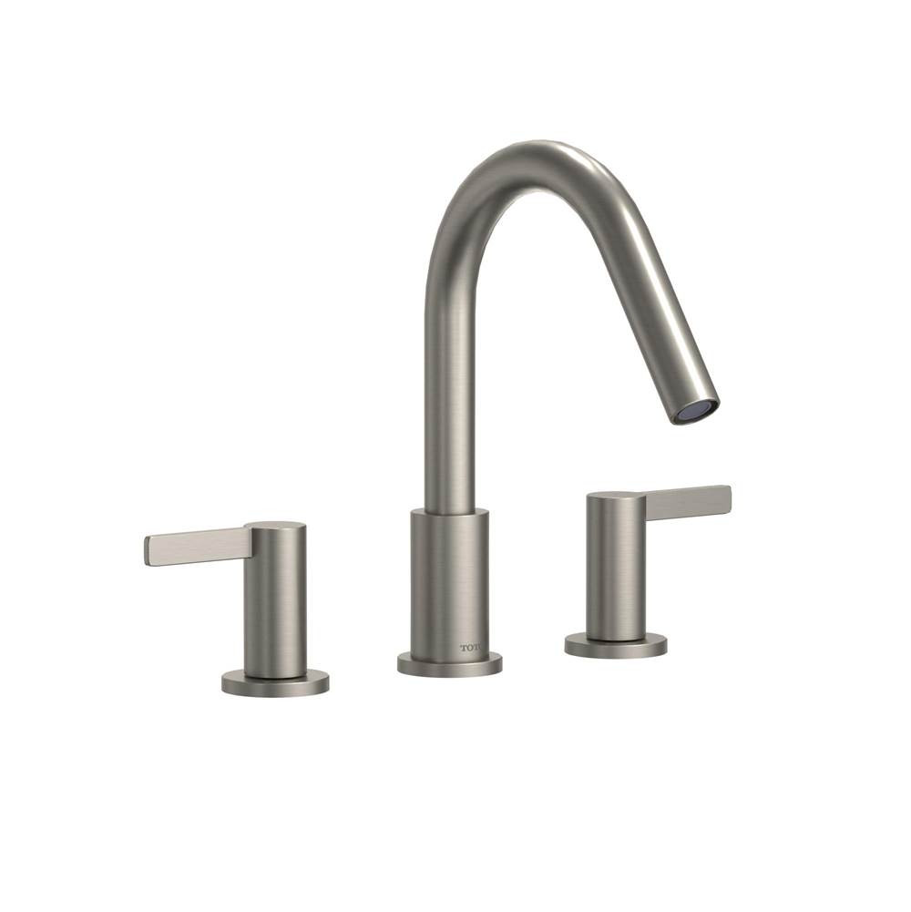 TOTO Toto® Gf Two Lever Handle Deck-Mount Roman Tub Filler Trim, Brushed Nickel