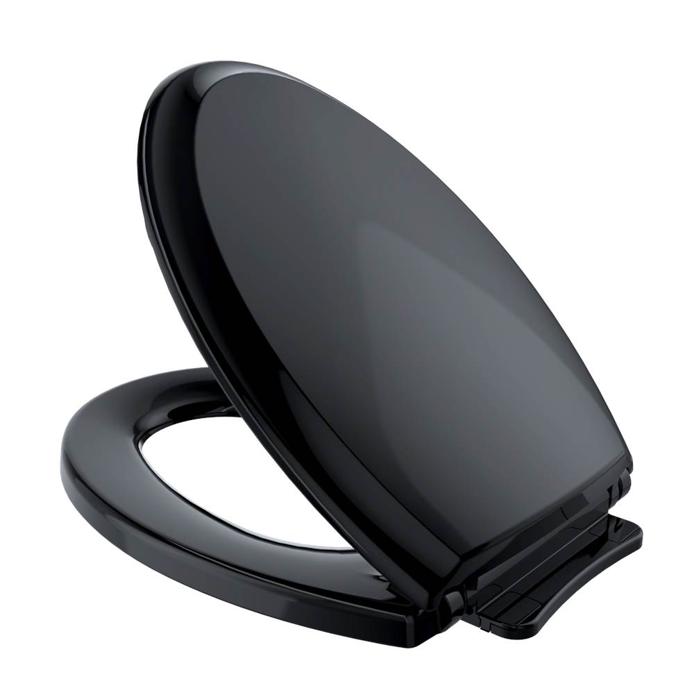TOTO Toto® Guinevere® Softclose® Non Slamming, Slow Close Elongated Toilet Seat And Lid, Ebony