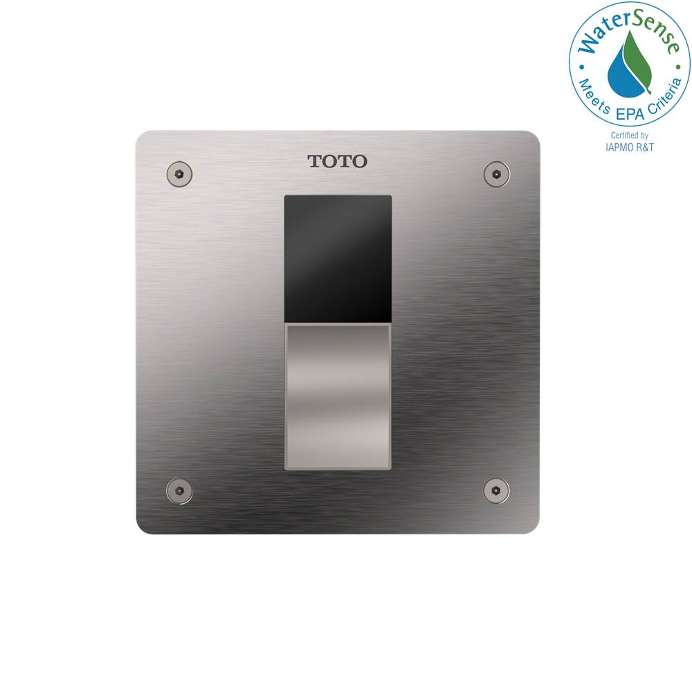 TOTO Toto® Ecopower® Touchless 1.28 Gpf Toilet Flushometer Valve With 4 X 4 Inch Cover Plate, Stainless Steel