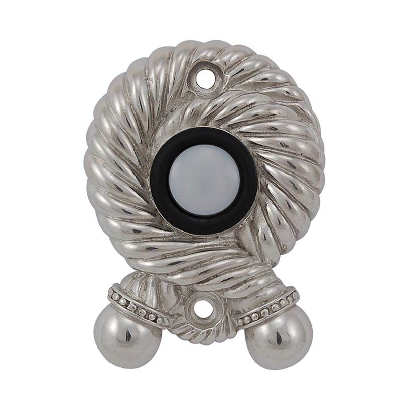 Vicenza Designs Equestre, Doorbell, Rope, Polished Silver