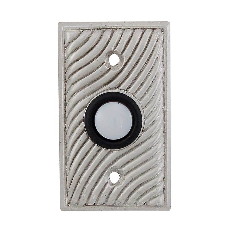 Vicenza Designs Sanzio, Doorbell, Rectangle, Satin Nickel
