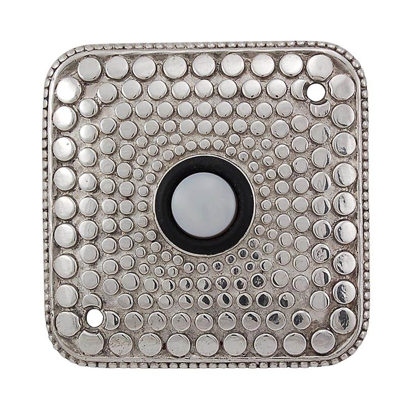Vicenza Designs Tiziano, Doorbell, Square, Polished Nickel