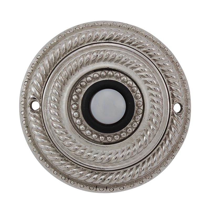 Vicenza Designs Sanzio, Doorbell, Polished Silver