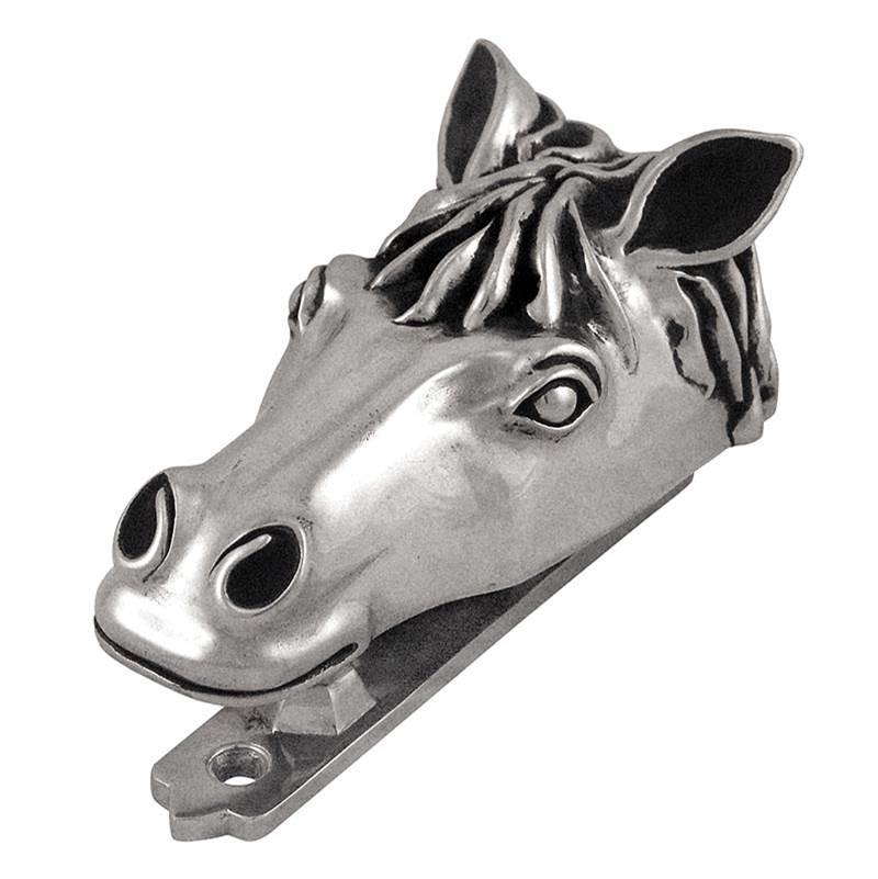 Vicenza Designs Equestre, Door Knocker, Horse, Antique Silver