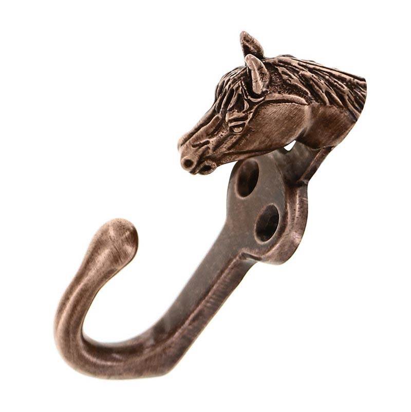 Vicenza Designs Equestre, Hook, Horse, Antique Copper