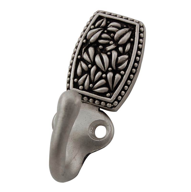 Vicenza Designs San Michele, Hook, Rectangle, Antique Nickel