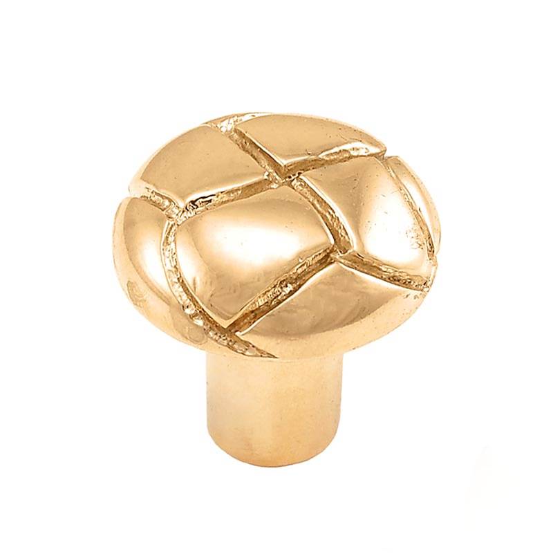 Vicenza Designs Equestre, Knob, Large, Button, Polished Gold