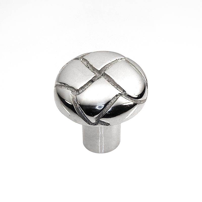 Vicenza Designs Equestre, Knob, Large, Button, Polished Silver