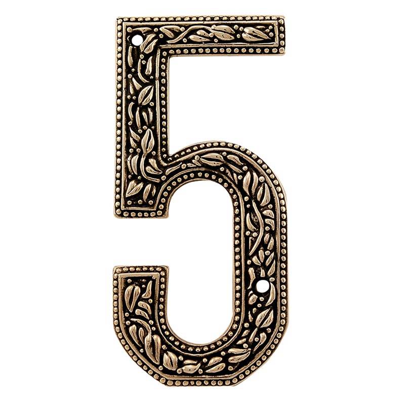 Vicenza Designs San Michele, Number 5, Antique Gold