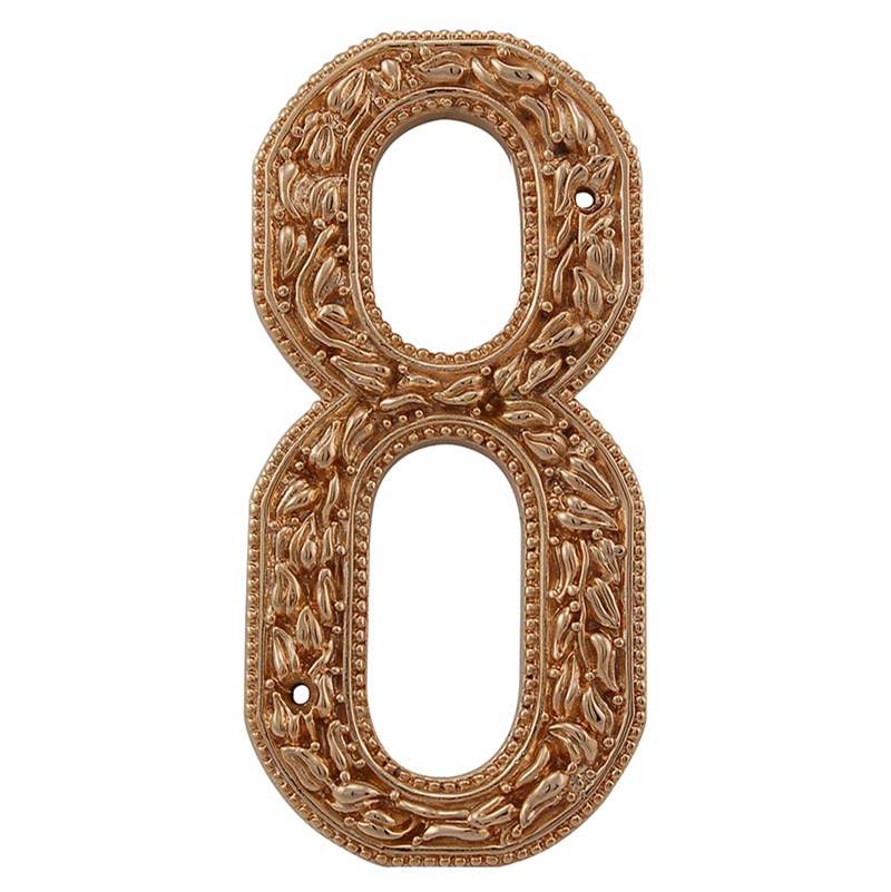 Vicenza Designs San Michele, Number 8, Polished Gold