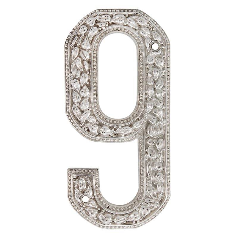 Vicenza Designs San Michele, Number 9, Polished Silver