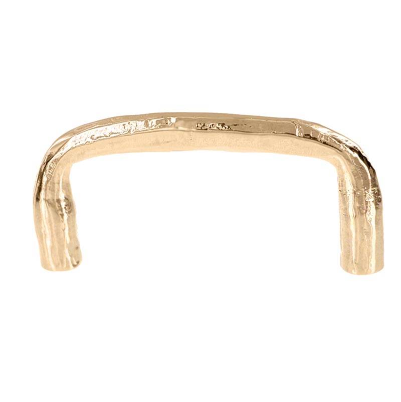 Vicenza Designs Rustico, Pull, 3 Inch, Polished Gold