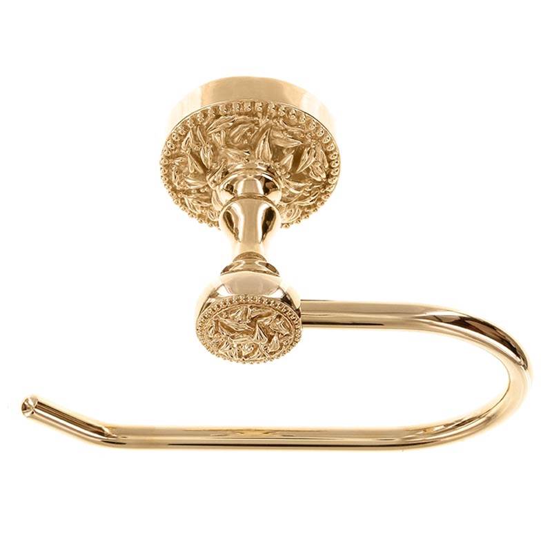 Vicenza Designs San Michele, Toilet Paper Holder, French, Polished Gold