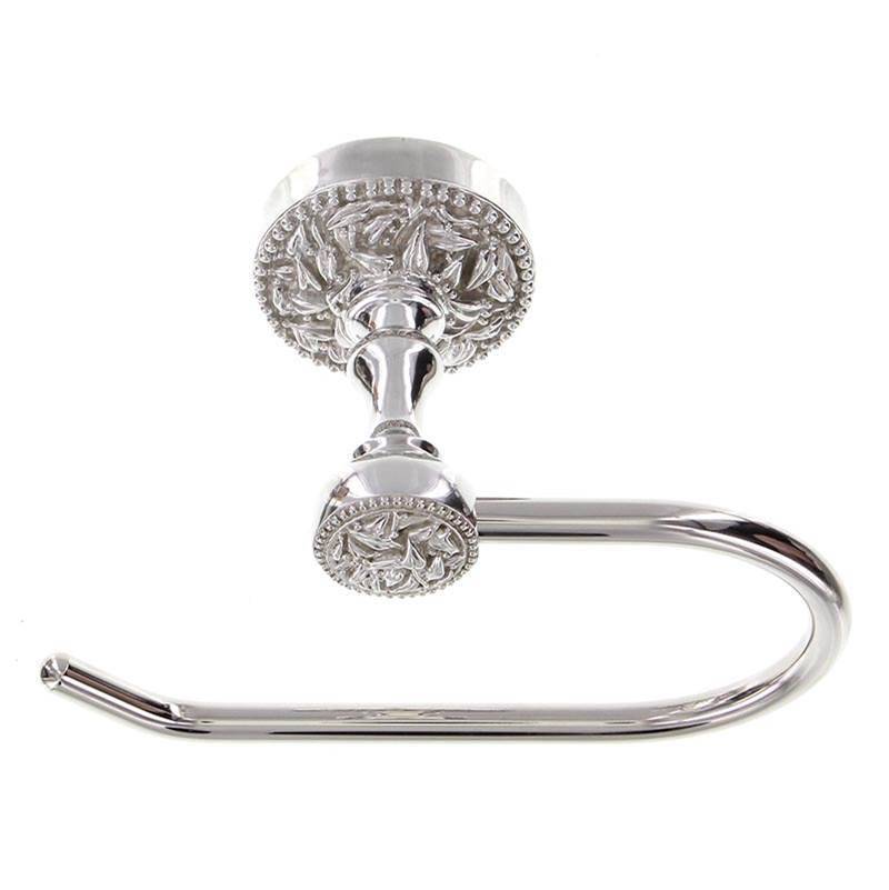 Vicenza Designs San Michele, Toilet Paper Holder, French, Polished Silver