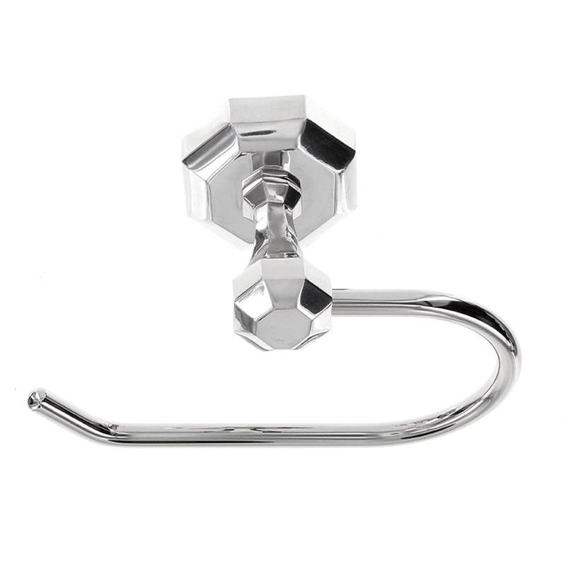 Vicenza Designs Archimedes, Toilet Paper Holder, French, Polished Silver