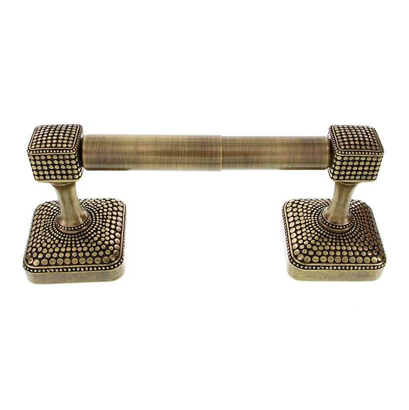 Vicenza Designs Tiziano, Toilet Paper Holder, Spring, Antique Brass
