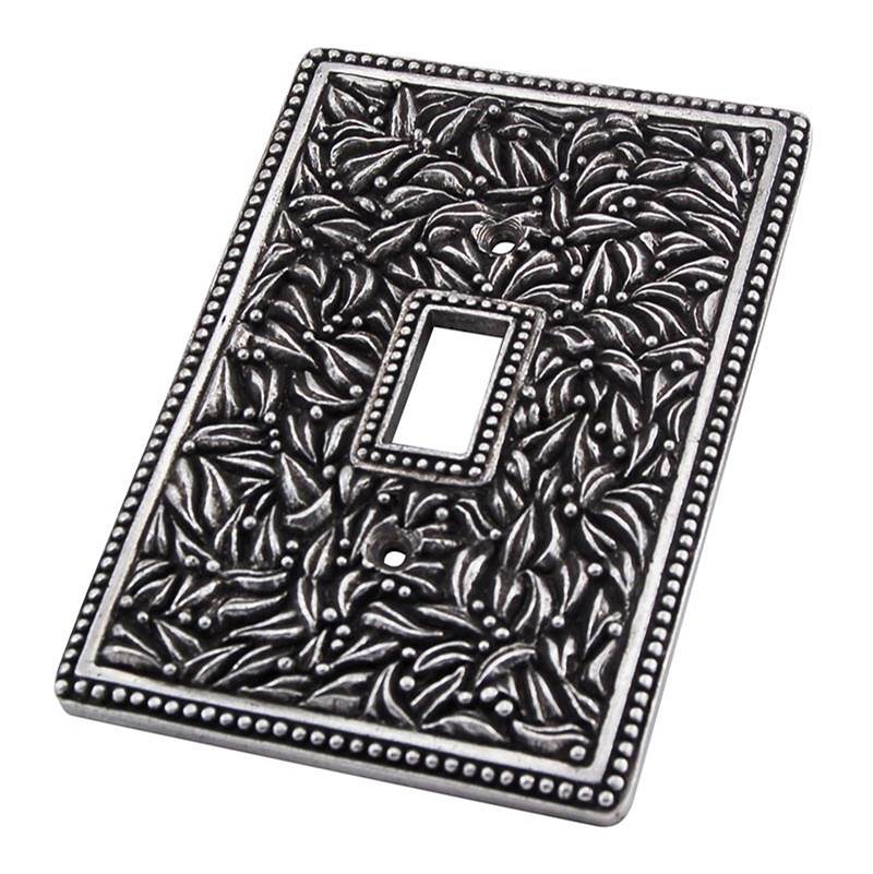 Vicenza Designs San Michele, Wall Plate, Jumbo, Toggle, Antique Silver