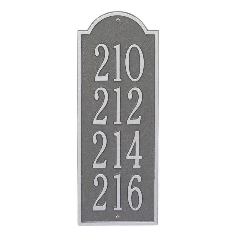 Whitehall Products New Bedford Medium Wall Plaque - Holds up to 4 Lines of Text