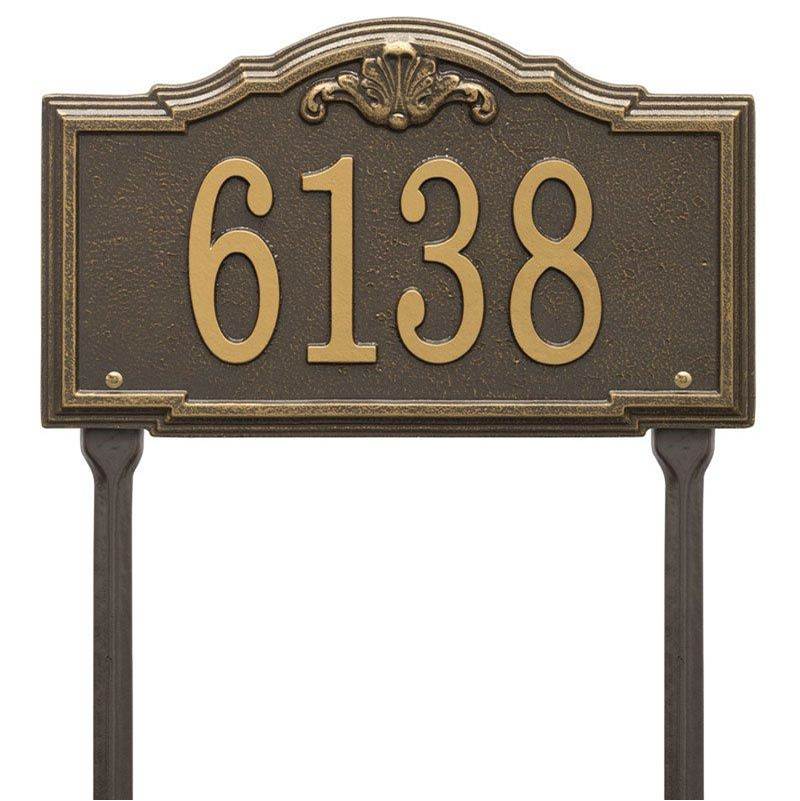 Whitehall Products Personalized Gatewood Plaque - Standard - Lawn - 1 Line