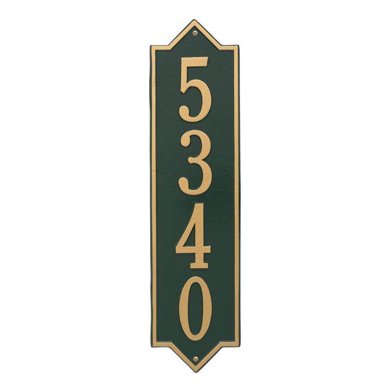 Whitehall Products Personalized Norfolk Vertical Estate Wall Plaque