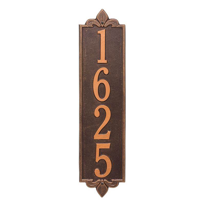 Whitehall Products Personalized Lyon Vertical Estate Wall Plaque