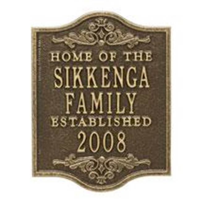 Whitehall Products Buena Vista Anniversary Wedding Personalized Plaque
