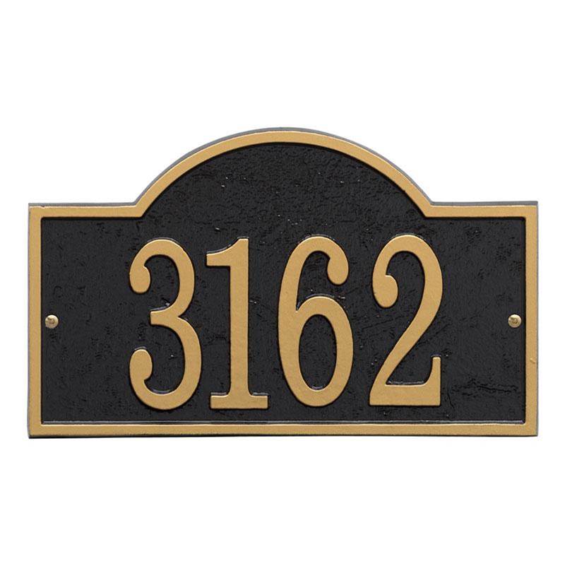 Whitehall Products Fast and Easy Arch House Numbers Plaque