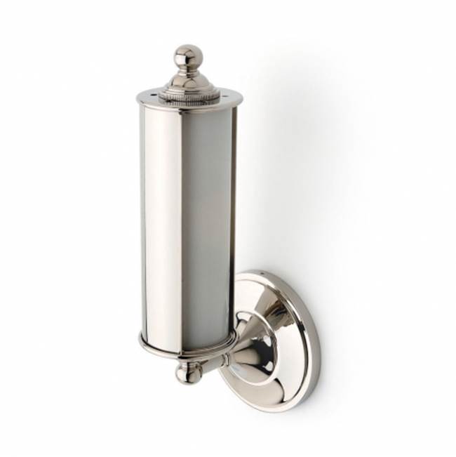 Waterworks Navigator Wall Mounted Single Arm Sconce with Glass Shade in Antique Brass