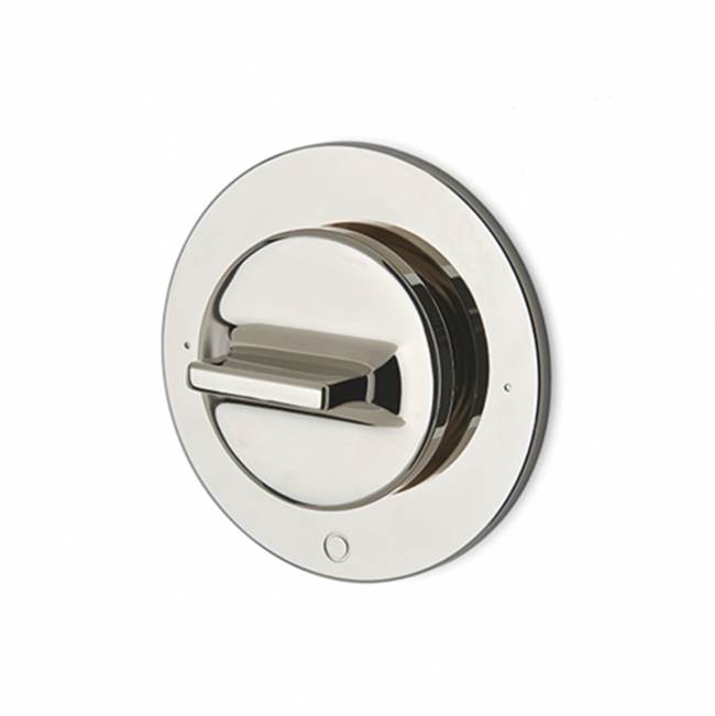 Waterworks Formwork Two Way Diverter Valve Trim for Thermostatic System with Metal Knob Handle in Brass